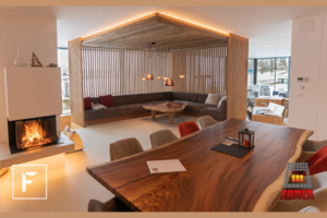 Lounge und Besprechungstisch der Firma Andreas Ebner GmbH
